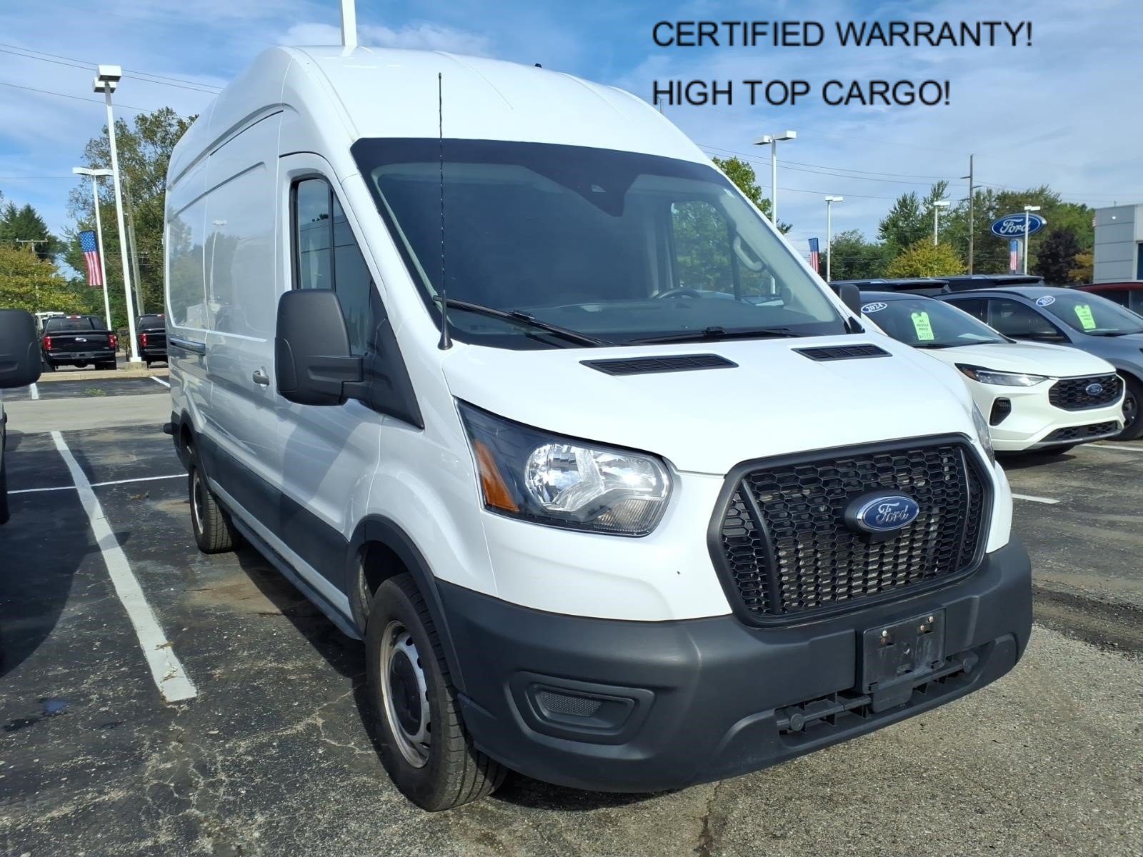 Certified 2024 Ford Transit 250 148 High Roof w/ Load Area Protection Package RWD image 1
