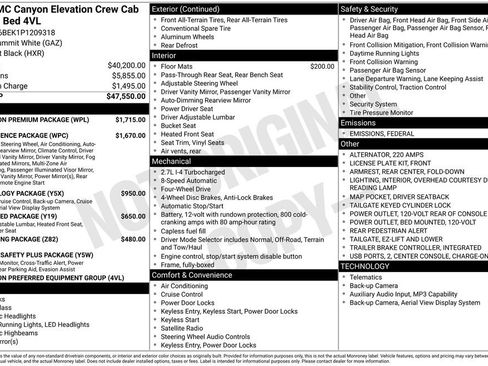 Certified 2023 GMC Canyon Elevation w/ Elevation Premium Package image 42