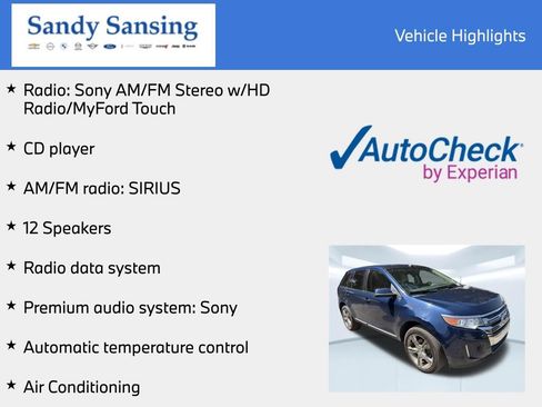 Used 2012 Ford Edge Limited w/ Trailer Tow Package FWD image 7