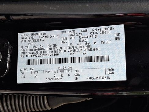 Used 2025 Ford F150 XLT w/ Equipment Group 301A Standard AWD/4WD image 26