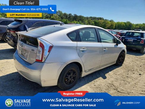 Used 2012 Toyota Prius Three w/ Solar Roof Pkg FWD image 4