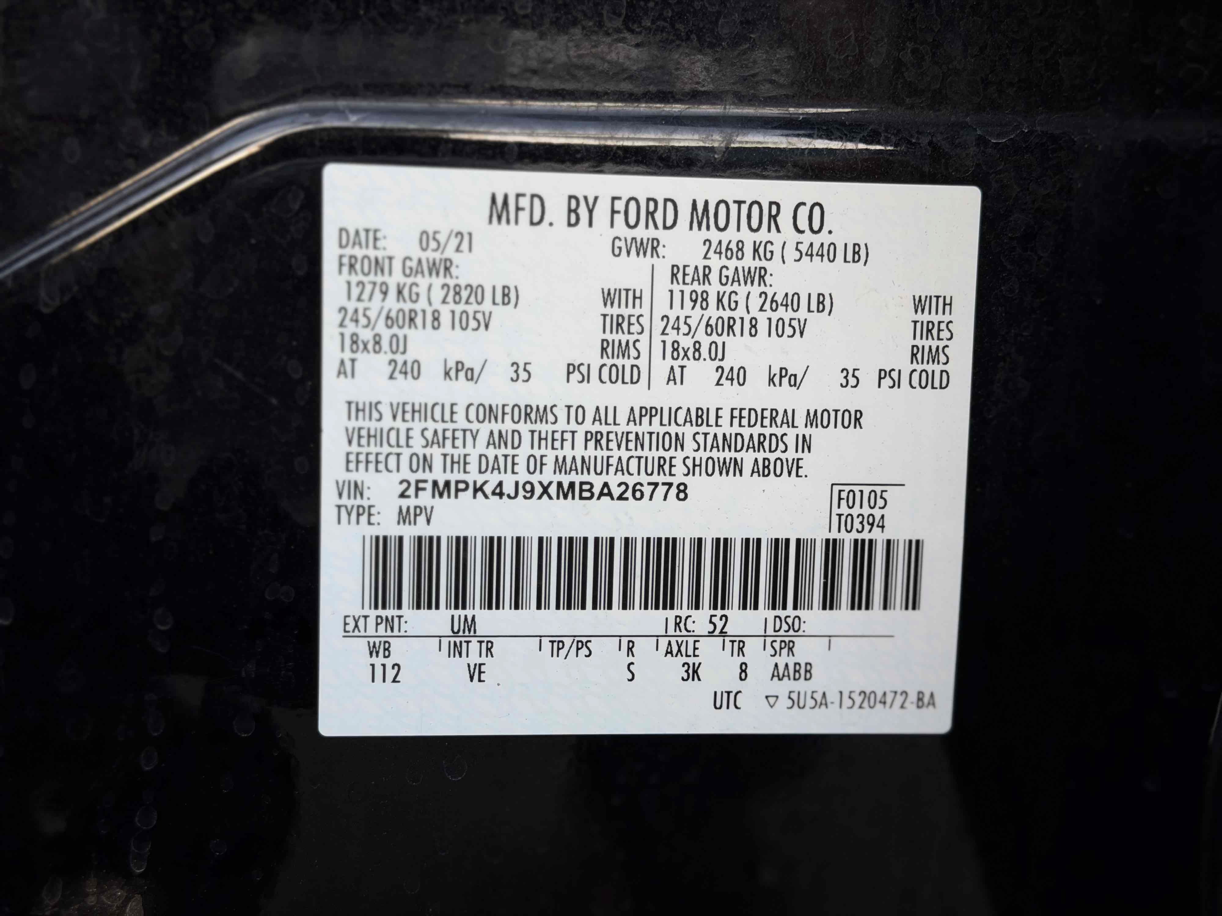 Used 2021 Ford Edge SEL w/ Cargo Accessory Package AWD/4WD image 31