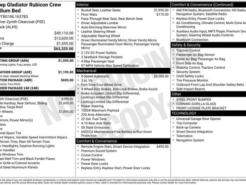 Used 2022 Jeep Gladiator Rubicon w/ LED Lighting Group image 3