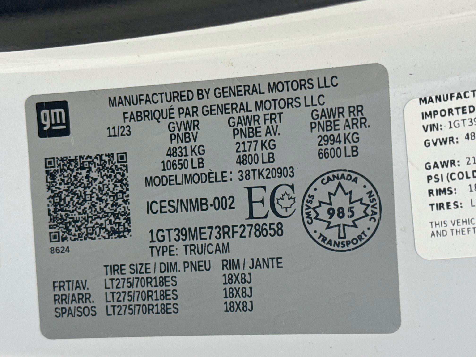 Used 2024 GMC Sierra 2500 SLE w/ SLE Convenience Package AWD/4WD image 30