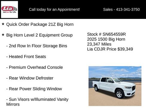Certified 2025 RAM 1500 Big Horn AWD/4WD image 6