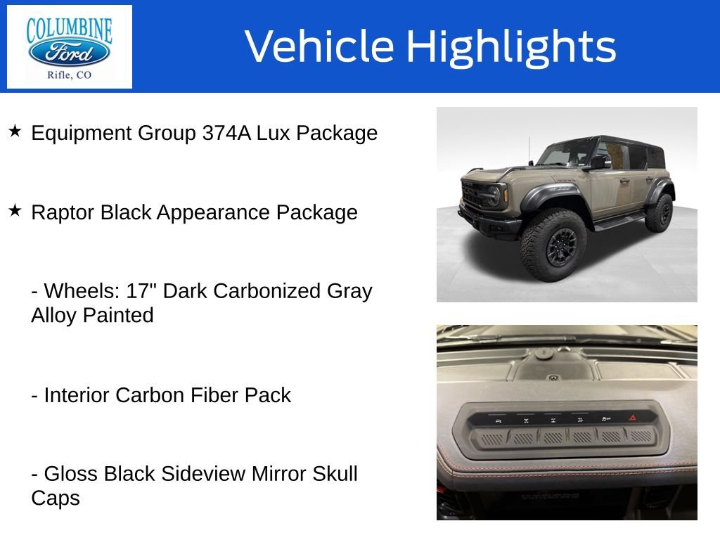 New 2025 Ford Bronco Raptor AWD/4WD image 4