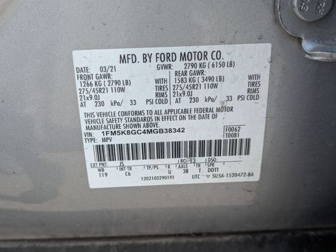 Used 2021 Ford Explorer ST w/ Equipment Group 401A AWD/4WD image 39