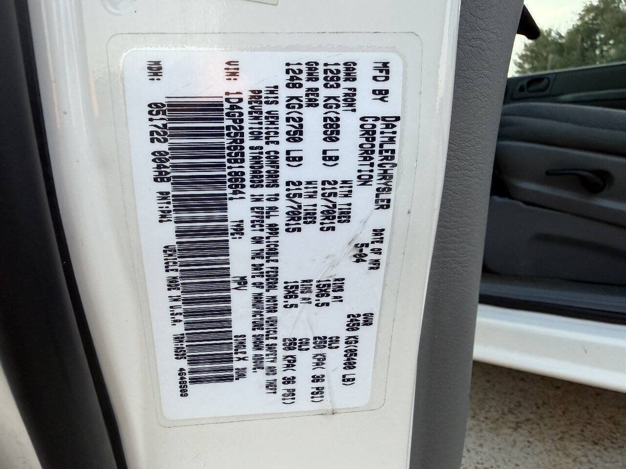 Used 2005 Dodge Caravan SE w/ Popular Equipment Group FWD image 20