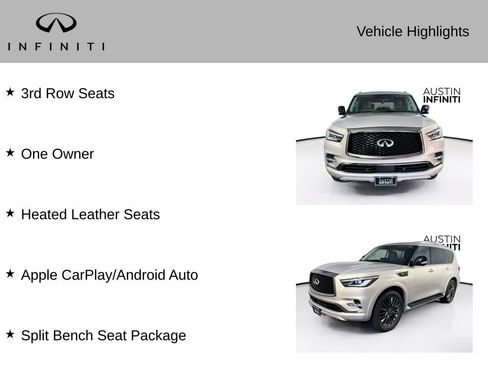 Certified 2023 INFINITI QX80 Premium Select w/ Cargo Package RWD image 3