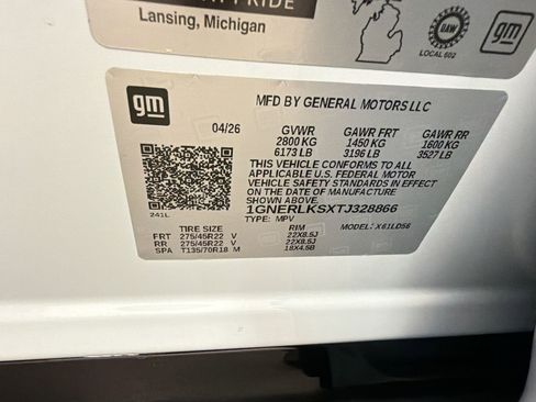 New 2026 Chevrolet Traverse RS FWD image 19