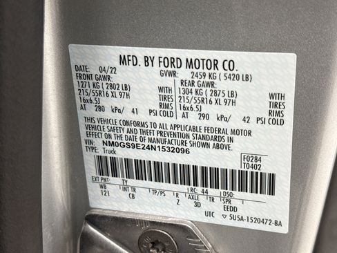 Used 2022 Ford Transit Connect XL image 11