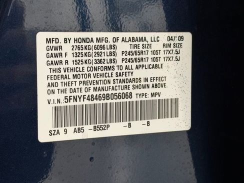 Used 2009 Honda Pilot EX image 26