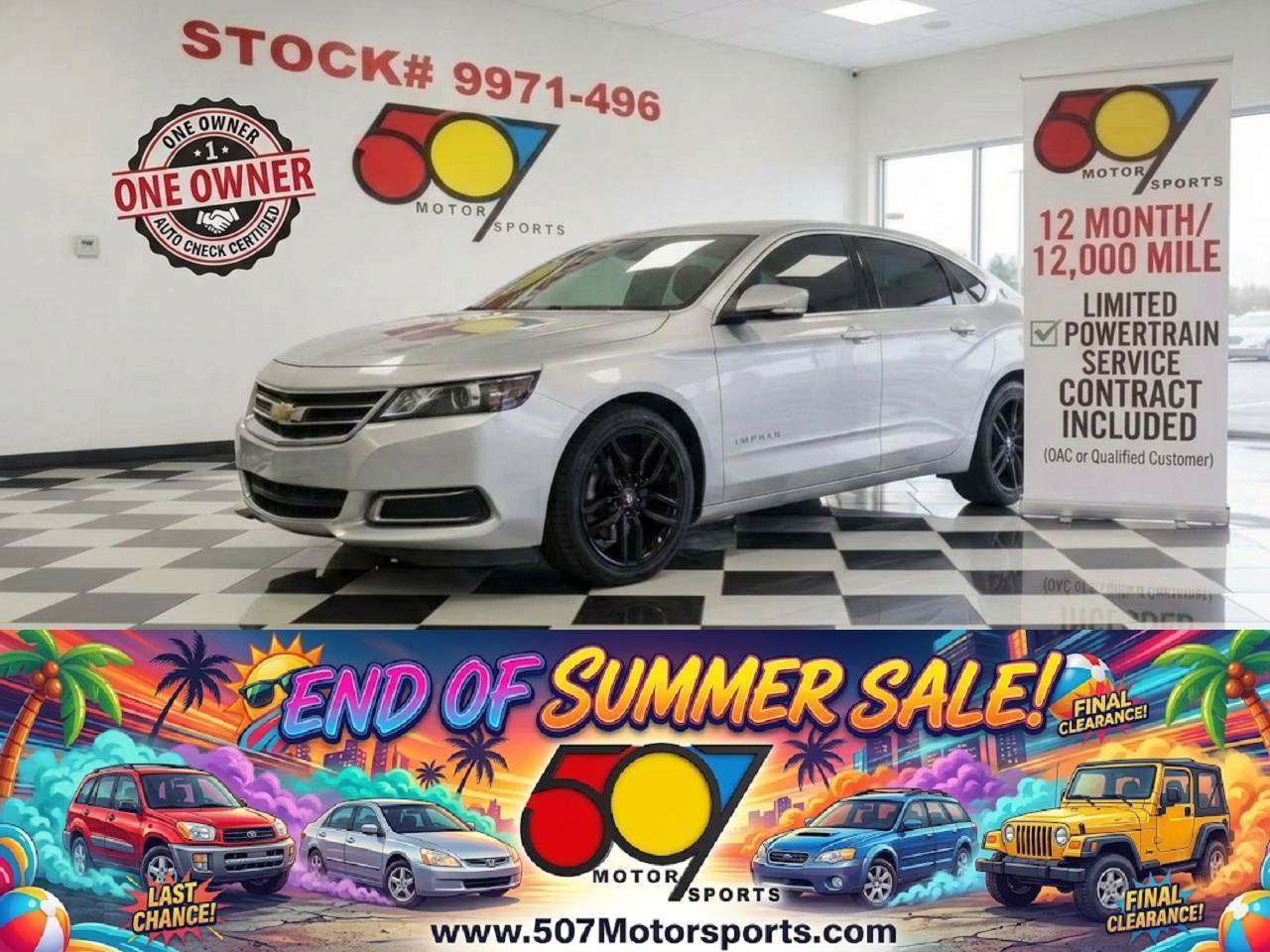 Used 2017 Chevrolet Impala LT w/ Convenience Package FWD image 1