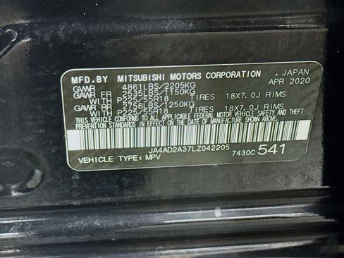 Used 2020 Mitsubishi Outlander ES image 39