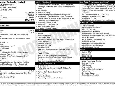 Used 2024 Hyundai Palisade Limited image 40