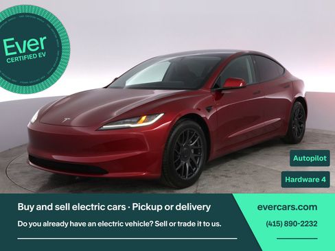 Used 2025 Tesla Model 3 Long Range AWD/4WD image 1