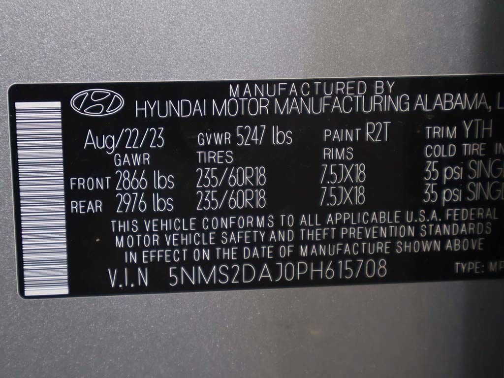 Certified 2023 Hyundai Santa Fe SEL AWD/4WD image 44