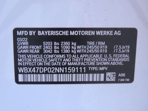 Used 2022 BMW X3 sDrive30i w/ Premium Package 2 (ZPA) RWD image 21