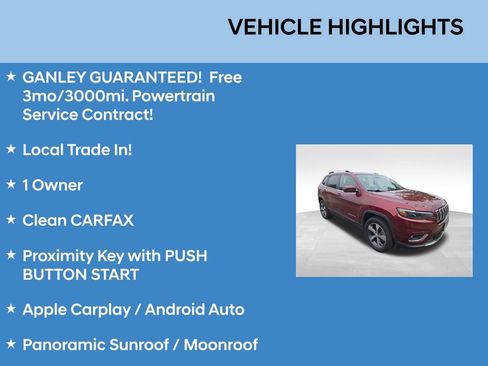 Used 2019 Jeep Cherokee Limited AWD/4WD image 2