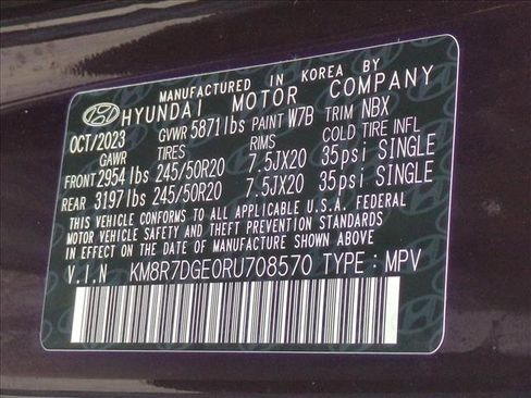 Used 2024 Hyundai Palisade Calligraphy image 28