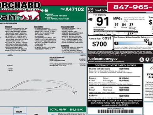 Used 2022 Ford Mustang Mach-E Premium image 7