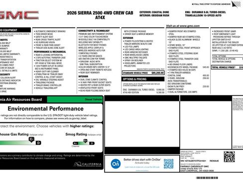 New 2026 GMC Sierra 2500 AT4X image 4