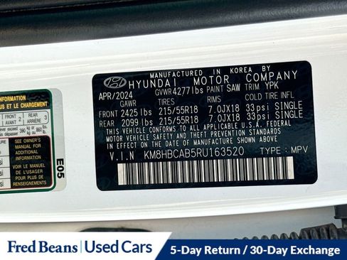 Used 2024 Hyundai Kona SEL AWD/4WD image 38