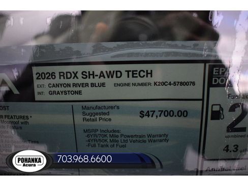 New 2026 Acura RDX w/ Technology Package image 38