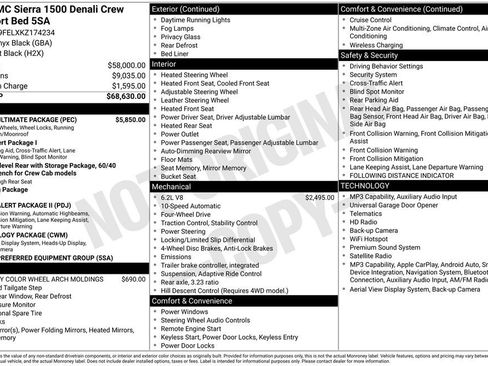 Used 2019 GMC Sierra 1500 Denali w/ Denali Ultimate Package AWD/4WD image 5