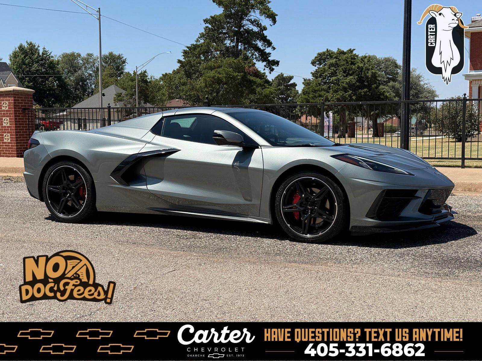 Used 2022 Chevrolet Corvette Stingray Preferred Conv w/ Chrome Exterior Badge Package RWD image 1
