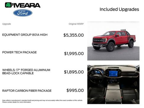 Used 2021 Ford F150 Raptor w/ Equipment Group 801A High AWD/4WD image 4
