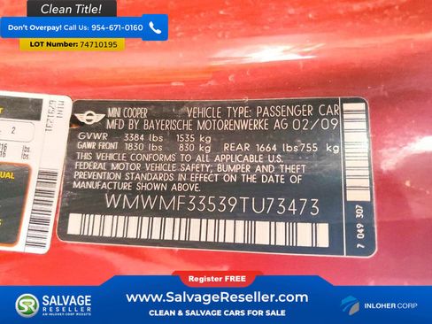 Used 2009 MINI Cooper Hardtop image 16