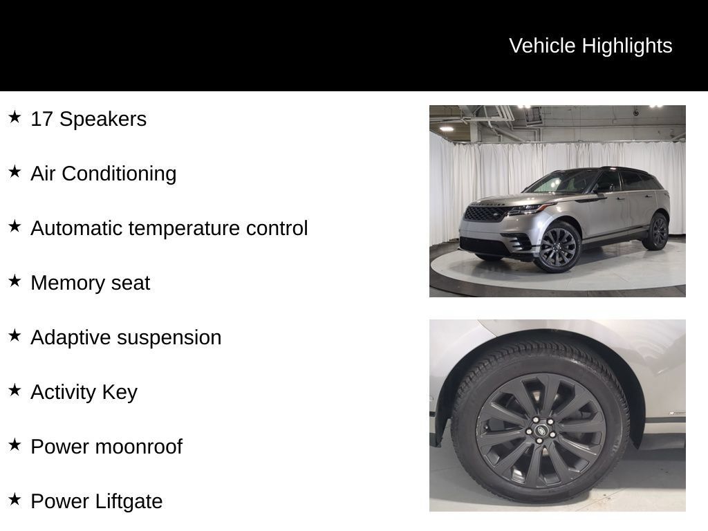 Used 2019 Land Rover Range Rover Velar R-Dynamic SE AWD/4WD image 12