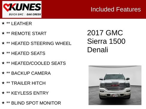Used 2017 GMC Sierra 1500 Denali AWD/4WD image 2