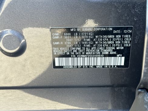 Used 2025 Subaru Ascent Onyx Edition image 26