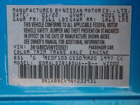 Used 2022 Nissan Sentra SV w/ All-Weather Package image 29