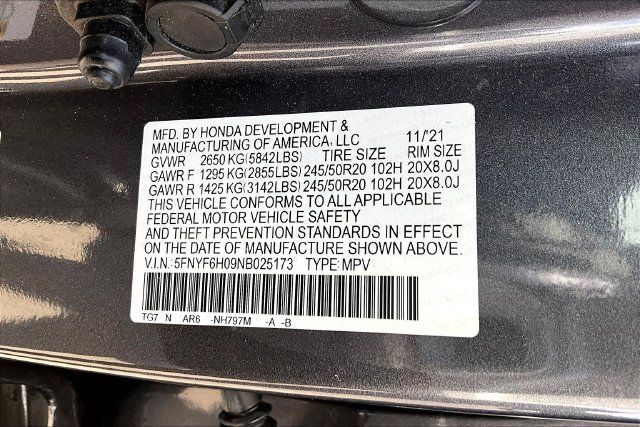 Used 2022 Honda Pilot Elite image 19