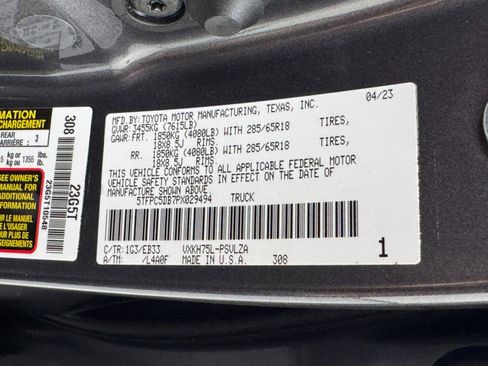 Used 2023 Toyota Tundra TRD Pro image 50