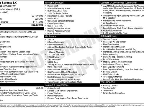 Used 2025 Kia Sorento LX image 7