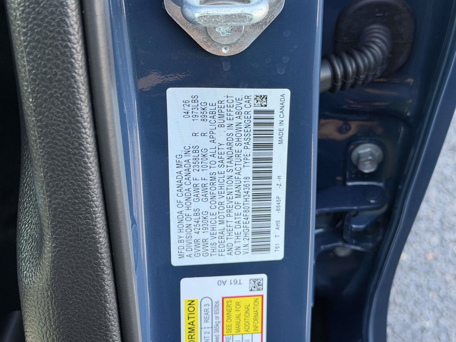 Certified 2026 Honda Civic Sport image 44