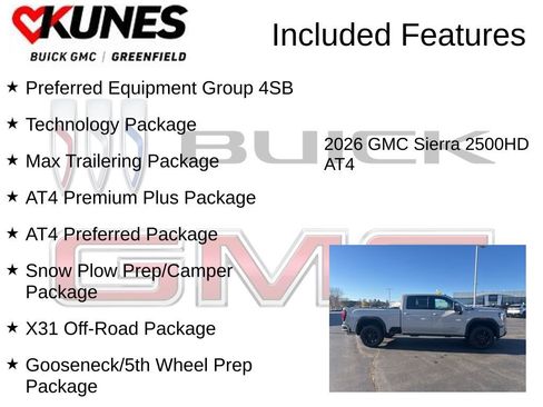 New 2026 GMC Sierra 2500 AT4 w/ AT4 Premium Plus Package image 3