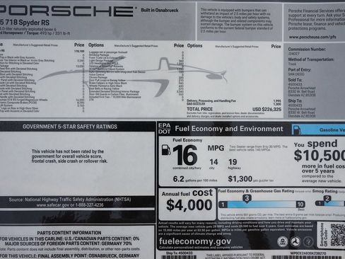 Used 2025 Porsche 718 Boxster Spyder RS image 37