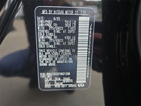 New 2026 INFINITI QX80 Autograph w/ Autograph Exterior Package image 10