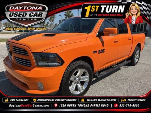 Used 2015 RAM 1500 Sport w/ Ignition Orange Sport Package image 1