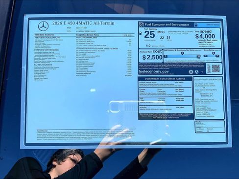 New 2026 Mercedes-Benz E 450 4MATIC All-Terrain Wagon image 26