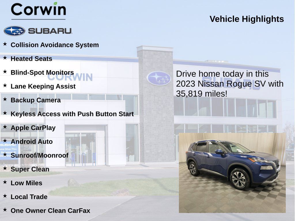Used 2023 Nissan Rogue SV w/ SV Premium B Package AWD/4WD image 6