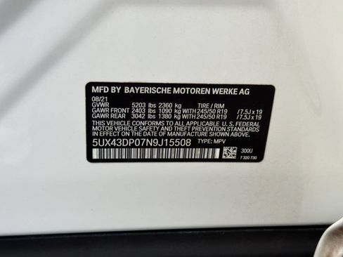 Used 2022 BMW X3 sDrive30i w/ Convenience Package RWD image 22