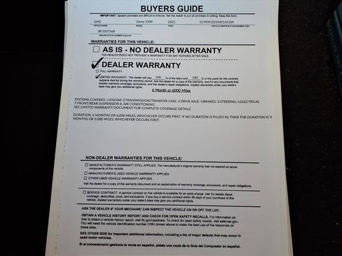 Used 2021 GMC Sierra 1500 Elevation image 37