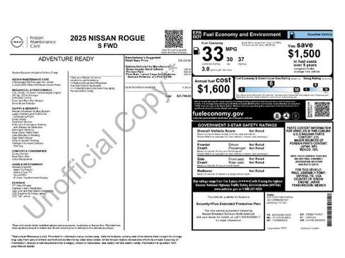 Certified 2025 Nissan Rogue S FWD image 28