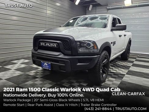 Used 2021 RAM 1500 Classic Warlock AWD/4WD image 1